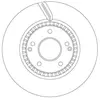 TRW Disques de frein pour SSANGYONG: Rodius (Ref: DF6883S)