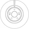 TRW Disques de frein pour KIA: Stinger (Ref: DF6572)