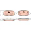 TRW Plaquettes de frein X4 pour FORD: Puma (Ref: GDB2367)