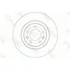 TRW Disques de frein pour PEUGEOT: 508 (Ref: DF6134)