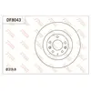 TRW Disques de frein pour MAZDA: CX-7, CX-9 (Ref: DF8043)