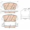 Kit de plaquettes de frein, frein à disque COTEC GDB3549 TRW GDB3549