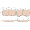 Jeu de plaquettes de frein TRW GDB3560, avant