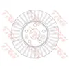 TRW Disques de frein pour RENAULT: Mégane (Ref: DF6448)