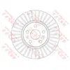 TRW Disques de frein pour RENAULT: Scénic (Ref: DF6449)