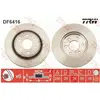 2x TRW Disque de frein VORNE pour NISSAN NAVARA D40 PATHFINDER R51