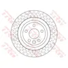 Disque de frein TRW DF6387 arrière, ventilé, 1 pièce