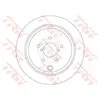 Jeu de 2 disques de frein TRW DF6306 - Réf. 600DF6306