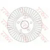 Jeu de 2 disques de frein TRW DF6251 - Réf. 1217393