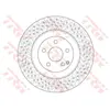 Disque de frein TRW DF6242S avant, ventilé, perforé, 1 pièce