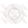 Disque de frein TRW DF6220S (Vendu à l'unité) - Réf. 1212156