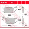 TRW Plaquettes de frein, et mâchoires moto, MCB867SI Sinter offroad