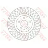 Jeu de 2 disques de frein TRW DF6522 - Réf. 1226749
