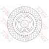 Disque de frein TRW DF6528S (Vendu à l'unité) - Réf. DF6528S
