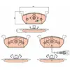 Kit de plaquettes de frein, frein à disque COTEC GDB2080 TRW GDB2080
