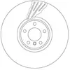TRW Disque de frein avant gauche pour BMW: X6, X5 (Ref: DF6618S)