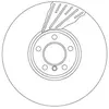 Disque de frein DF6622S TRW DF6622S