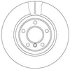 Disque de frein TRW DF6616S avant, ventilé, à haute teneur en carbone, 1 pièce