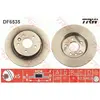 Jeu de 2 disques de frein TRW DF6535 - Réf. 1234715