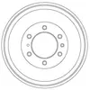 TRW Tambour de frein pour ISUZU: D-Max (Ref: DB4452)