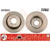 Disque de frein TRW DF6033 arrière, ventilé, 1 pièce