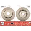 Disque de frein TRW DF6112 arrière, ventilé, 1 pièce