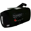 Radio FM CGV de survie à manivelle noir