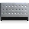 3S. x Home Tête de Lit Capitonnée 180 Cm Cocoon Argent