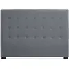 MENZZO Tête de lit Luxor 160cm Tissu Gris