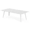 3S. x Home Table basse rectangulaire Bipolart Métal Blanc