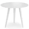 3S. x Home Table d'appoint ronde Bipolart Métal Blanc