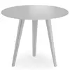 3S. x Home Table d'appoint ronde Bipolart Métal Argent