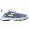 Babolat Hommes Jet Tere AC Chaussures De Tennis Chaussures Toutes Surfaces Blanc - Bleu 46