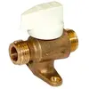 Vanne gaz naturel DIPRA - Double mâle 15/21 - Laiton - Automatique