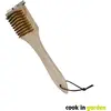 Brosse - COOK'IN GARDEN - 2 en 1 - Nettoie-grille - Bois