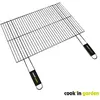 Garden Max - Grille de barbecue chromé 60 x 40 cm Cook'in Garden