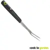 COOK'IN GARDEN Fourchette a barbecue aimantée - En inox et plastique