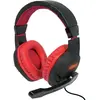 Casque Gaming PC Konix - Drakkar - Skàld - Rouge et noir