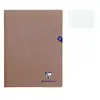 Cahier grand format Clairefontaine Mimesys 24 x 32 cm 96 pages Gris