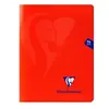 Cahier - CLAIREFONTAINE - MIMESYS - 17 x 22 cm - 96 pages - 90g Séyès Rouge
