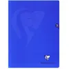 Cahier de 96 pages séyès Clairefontaine Mimesys 24 x 32 cm Bleu