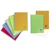 Clairefontaine Cahier spirales grand carreaux A4 100p linicolor