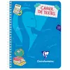 Clairefontaine Cahier de texte 17 x 22 cm grands carreaux Séyès 144 pages Mimesys