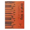 Bloc de croquis Clairefontaine Graf It A4, 80 pages microperforées