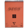 Clairefontaine Bloc Sketch croquis spiralé 29,7x42 90 grammes 100 feuilles Blanc