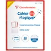 Clairefontaine Cahier Magique couverture Ardoise effaçable 17 x 22 cm 48 pages Séyès