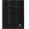 Cahier spiralé Clairefontaine - Blanc - 80 pages - A4 - Grands carreaux - Seyès