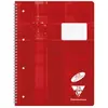 clairefontaine cahier spiralé, a4, ligné avec marge, noir