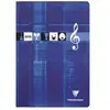 Clairefontaine Cahier musique 21x29,7 96 pages couverture bleue