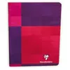 Clairefontaine Cahier Piqué 17x22 144 pages Séyès rose/violet